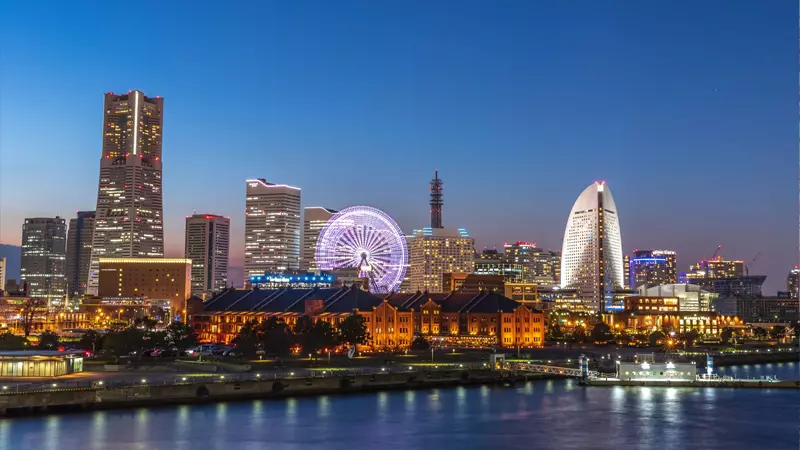 Yokohama nổi tiếng với những con phố Tây hiện đại