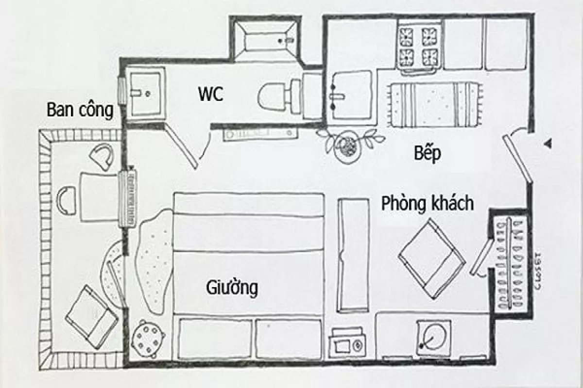 Phong thủy nhà bếp và phòng ngủ