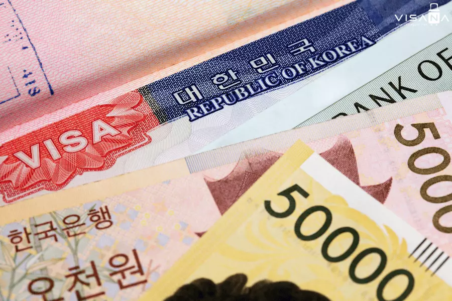 Lệ phí xin visa du học hè Hàn Quốc visana